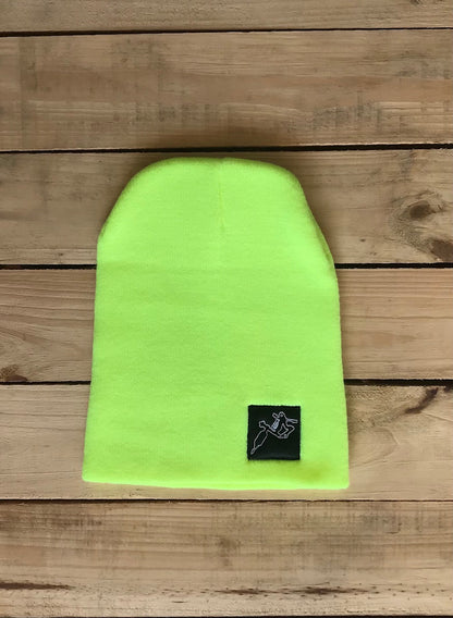 Neon Yellow Logo Beanie