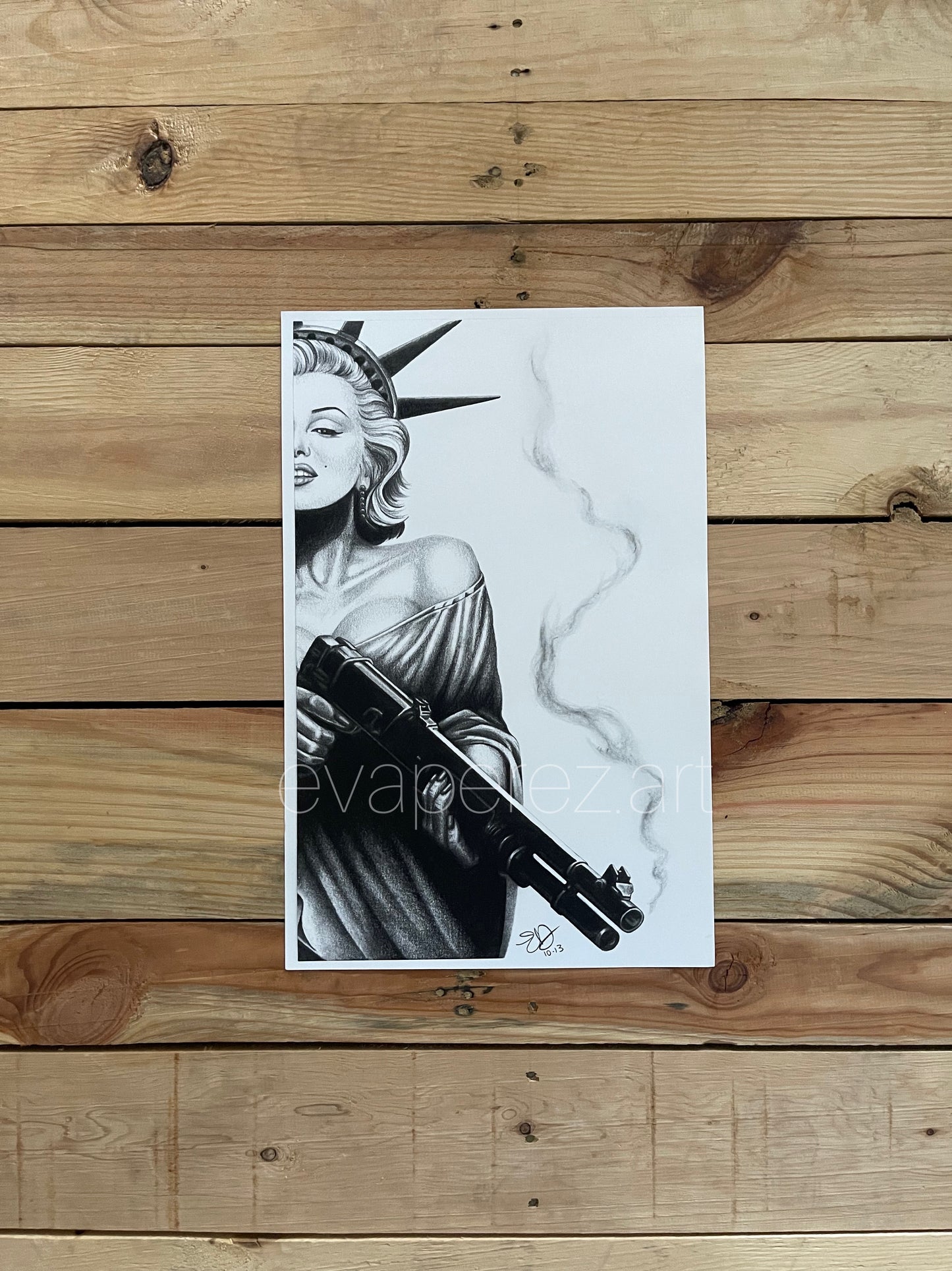 Lady Liberty Print